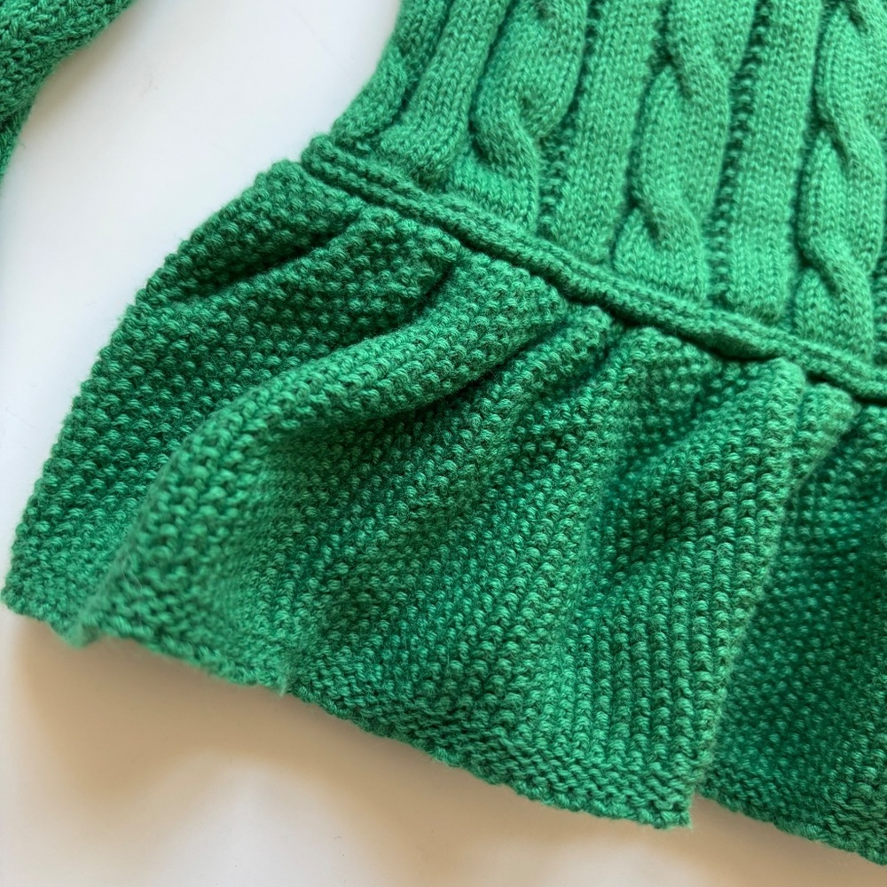 Polo Green Cardigan Sweater - Picture 4 of 9